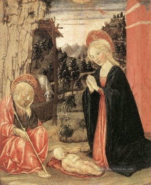 Nativity Sieneser Francesco di Giorgio Ölgemälde